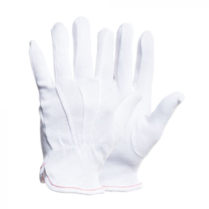 Hansker Pro Pure Cotton arbeidshansker, hvite, 12 par, SGP-5371