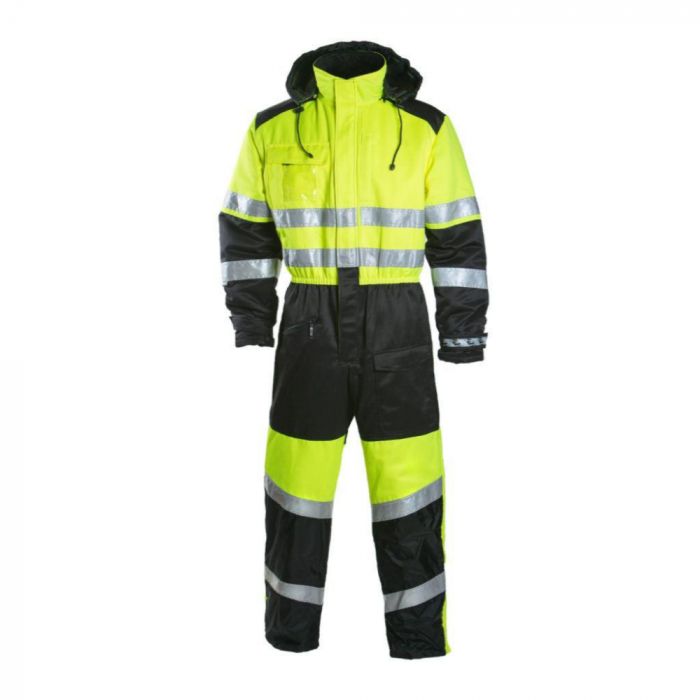 Dimex 6039 Safe Winter Overall, HV Gul/Sort, 1 stk, SDM-6039