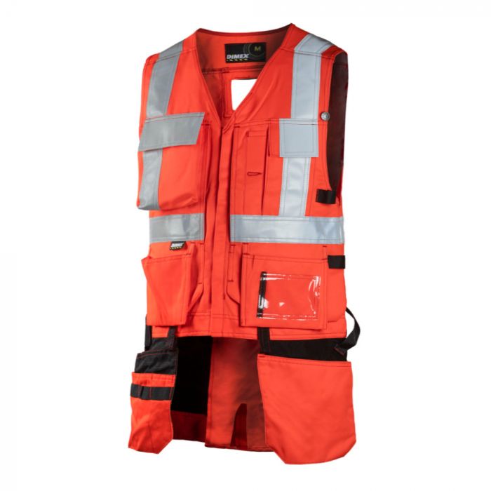 Dimex 6320LU Safe Hanging Pocket Vest, Rød, 1 stk, SDM-6320LU