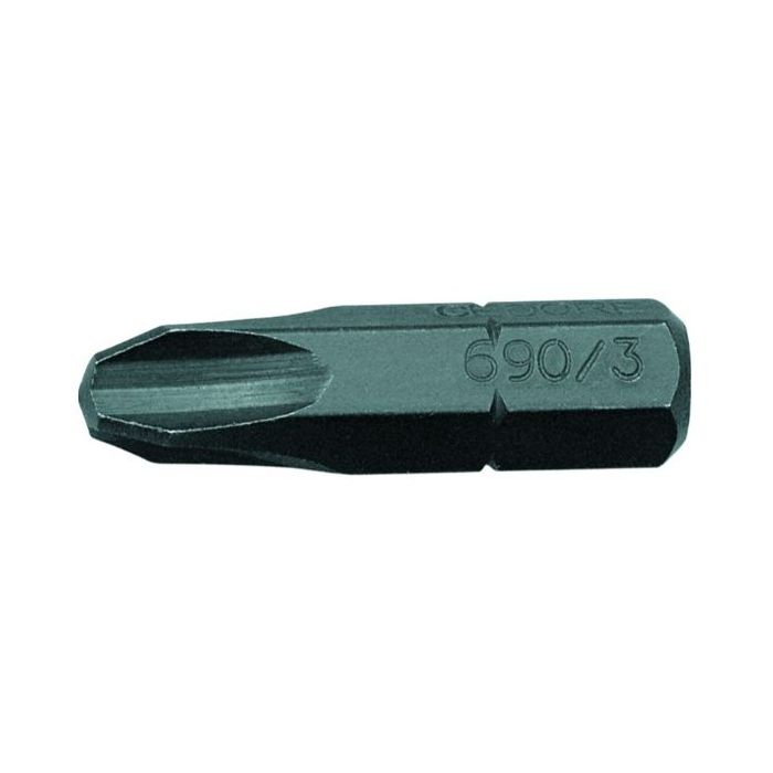 Gedore Blue Line, 690 2 S-010, 10-stk skrutrekkerbit 1/4 tomme PH 2, verdipakke, 1 sett, SGD-6541320