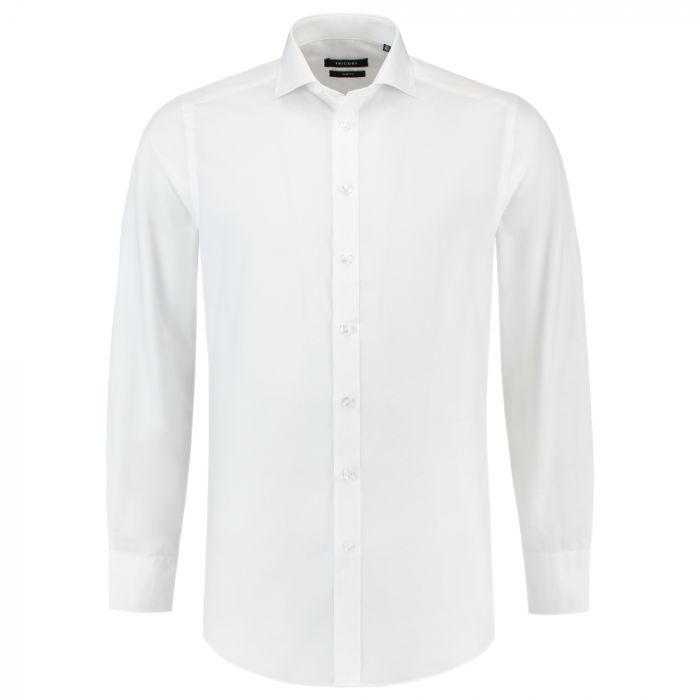Tricorp Corporate Fitted Stretch Shirt 705008, hvit, 1 stk.