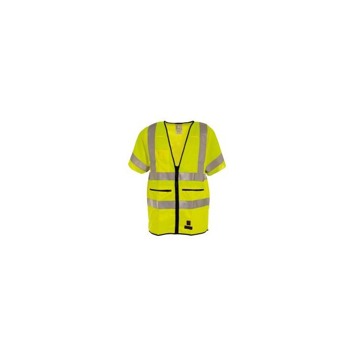 Tranemo RS0004 Flammehemmende Hi-Vis vest, gul, 1 stk., STN-RS0004