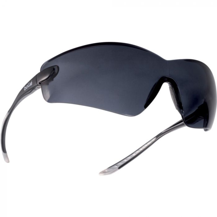 Bolle Safety Cobra Smoke Lens Platinum Hard Coat og Anti-Dog Coating Googles, svart/grå, stk., SBS-COBPSF