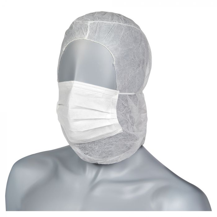 Santex Fullhette med 3-lags Maske, 500 Stykker, SST-DAS01