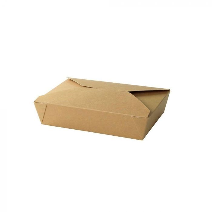 Green Box Take-Away 1100 ml pappesker, brune, 280 stykker, SGB-DFC01632