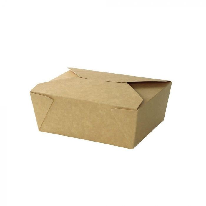 Green Box Take-Away pappesker, brun, 300 stk, SGB-DFC016