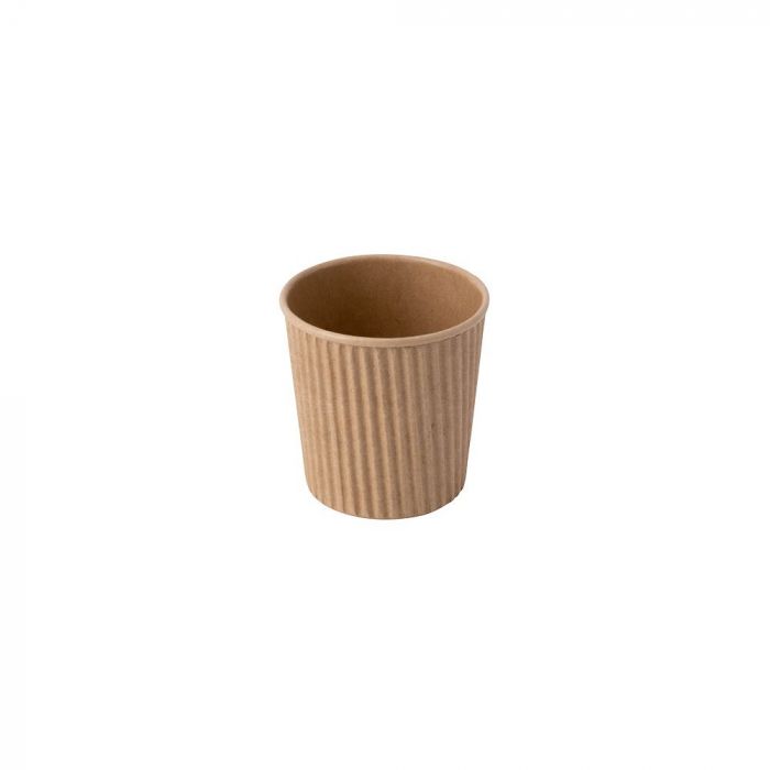 Green Box Ripple Cups, naturlig, 500 stk, SGB-DHD049-Cups