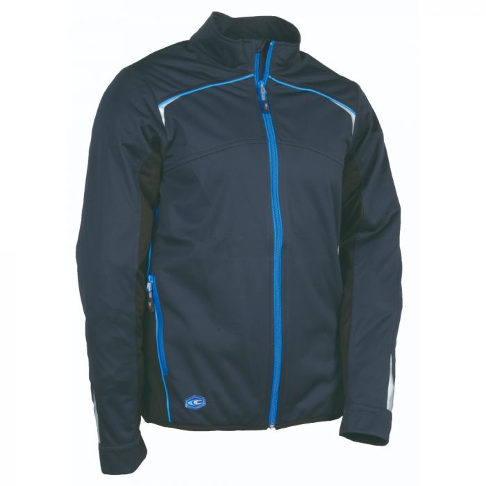 Cofra V378-0-02 Galpones Softshell-jakke, Navy/Nero/Royal, 1 stk., SCF-V378-0-02