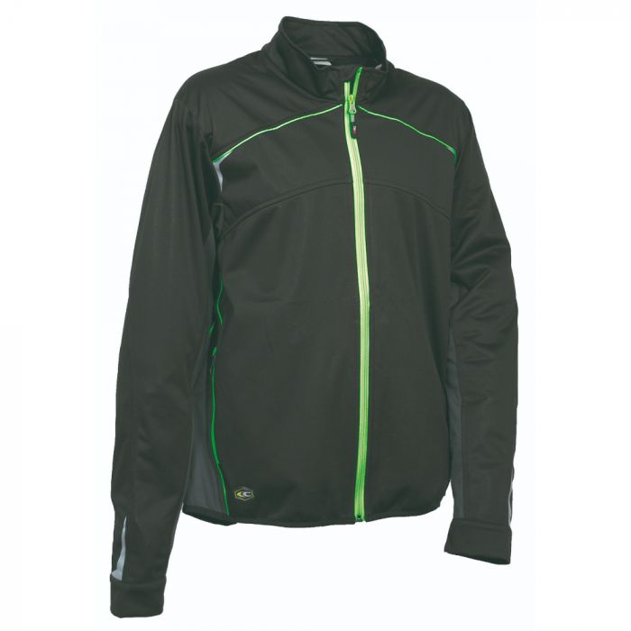 Cofra V378-0-06 Galpones Softshell-jakke, Nero/Antrac./Lime, 1 stk., SCF-V378-0-06