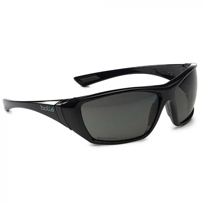 Bolle Safety Hustler Smoke Lens Polarized -linse Anti-ripebelegg Vernebriller, svart, stk., SBS-HUSTPOL