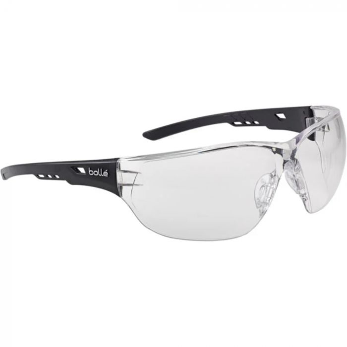 Bolle Safety Ness Clear Lens Platinum Lite sikkerhetsbriller, svart, stk., SBS-NESSPSI