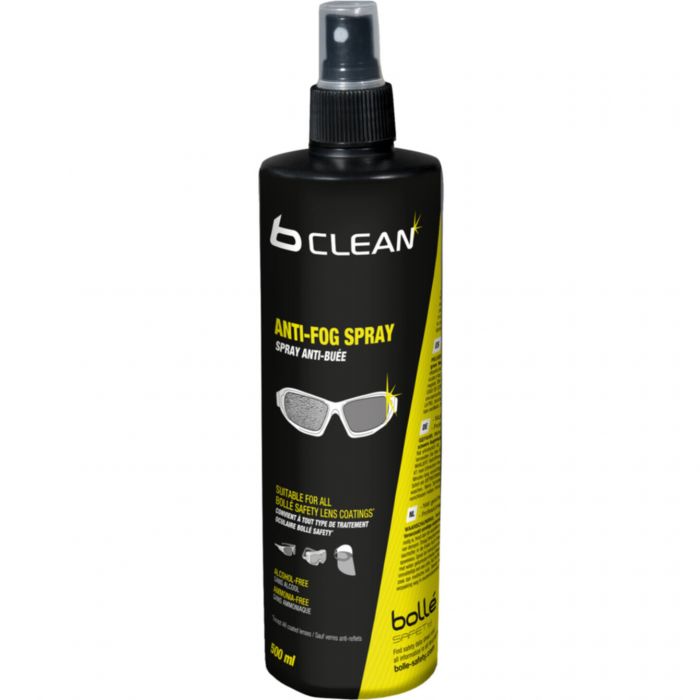 Bolle Safety Anti Fog Cleaning Spray, Klar, x ml, SBS-PACF500