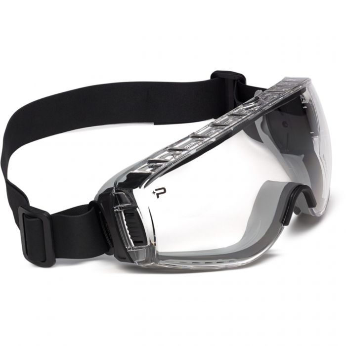 Bolle Safety - klar beskyttelsesbrille, svart, deler, SBS-PSGPIL2-L16