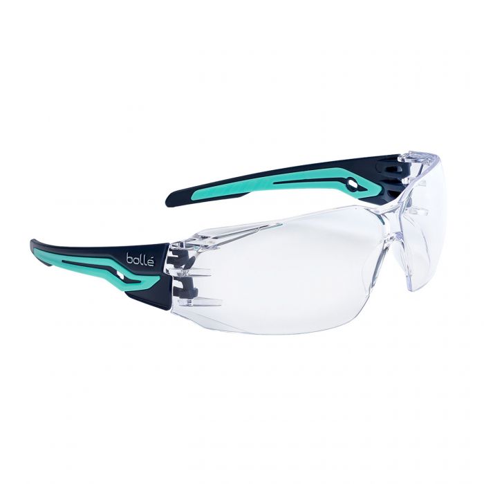 Bolle Safety Clear Eco Pack beskyttelsesbriller, blå, stk., SBS-PSSSILE090