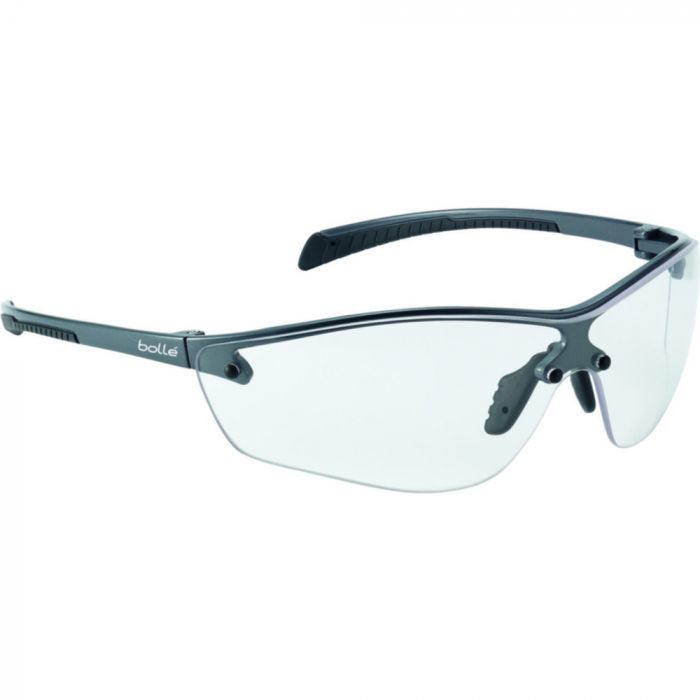 Bolle Safety Silium+ Clear Lens Industribriller, svart, stk, SBS-SILPPSI