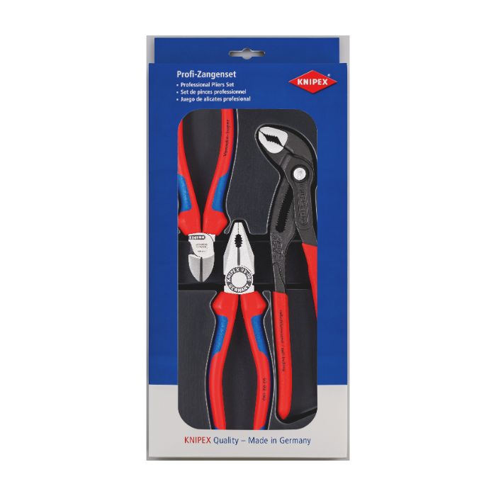 Knipex 002009V01 3-delers verktøysett, 1 stk