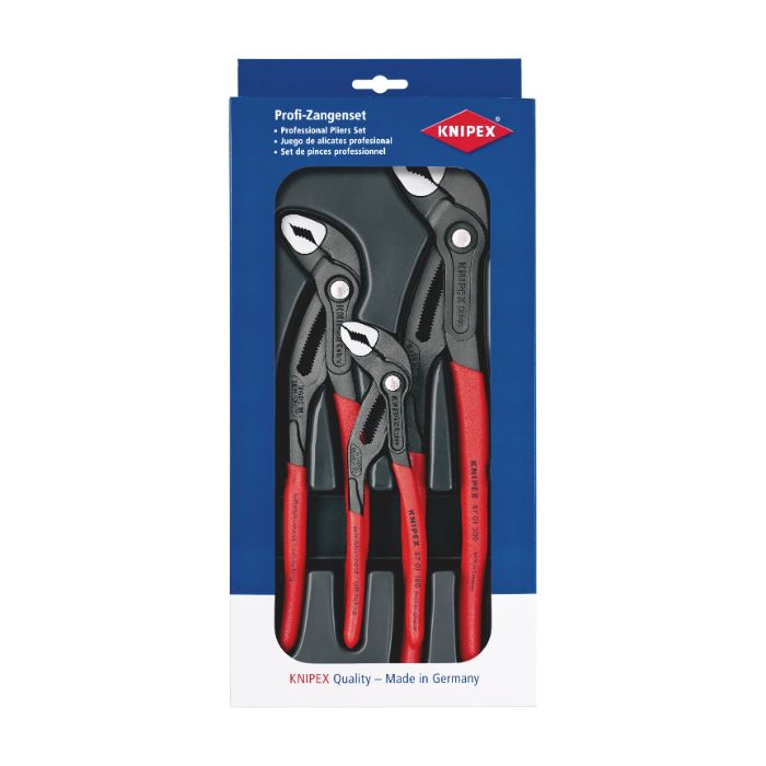 Knipex 002009V02 Cobra 3-delers verktøysett, 1 stk