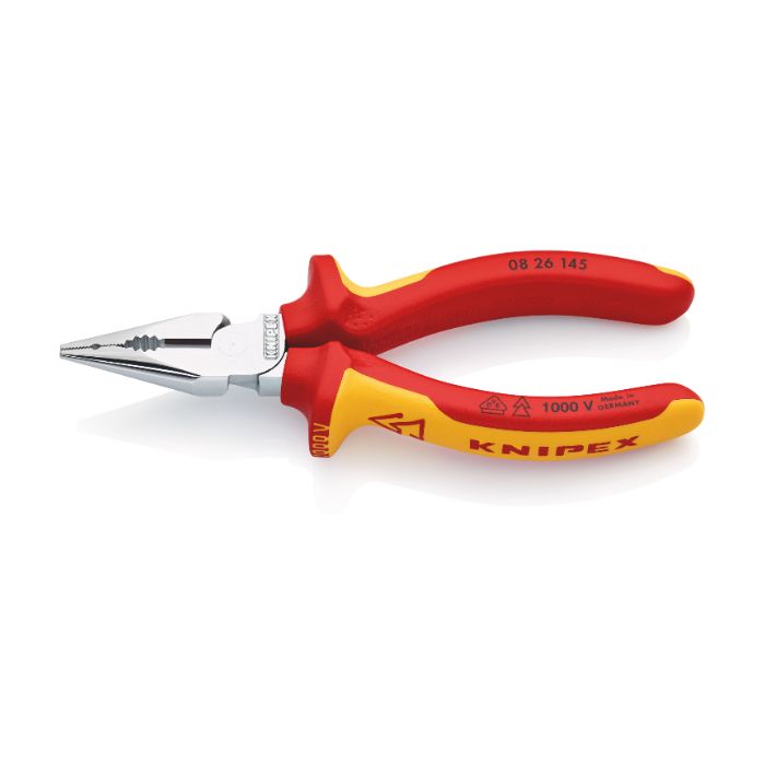 Knipex 0826145SB 145 mm spiss kombinasjonstenger, 1 stk.