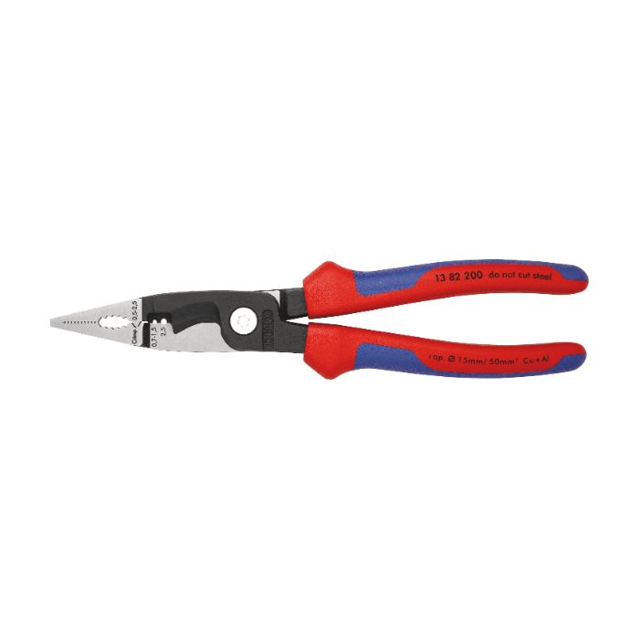 Knipex 1382200SB 200 mm elektrisk installasjonstenger, 1 stk.