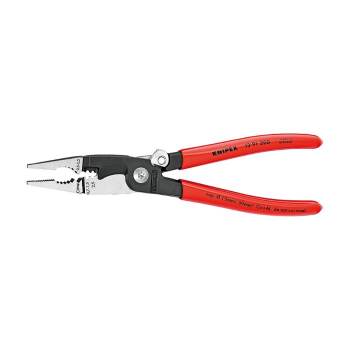 Knipex 1391200SB 200 mm dyppet elektrisk installasjonstenger, 1 stk., SKC-1391200SB