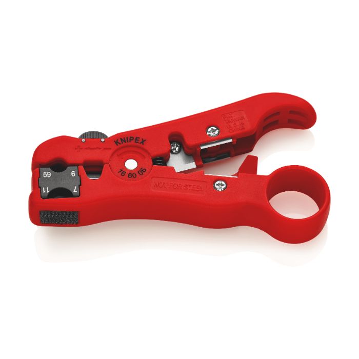 Knipex 166006SB avisoleringsverktøy for koaksialkabel, 1 stk, SKC-166006SB