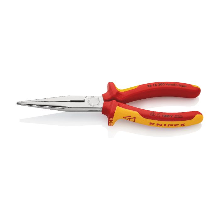 Knipex 2616200SB 200 mm nebbtang med saks (stornebbtang), 1 stk.