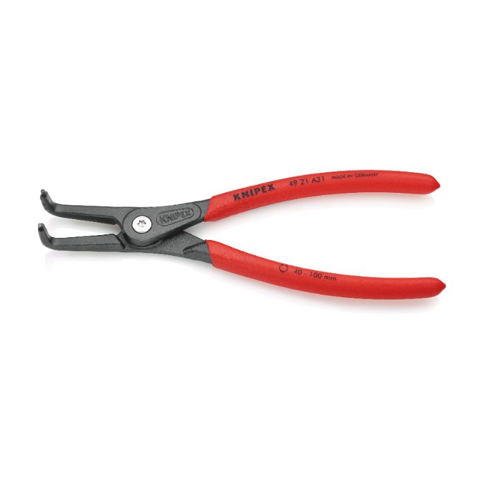 Knipex 4921A31SB 40-100 mm presisjons låseringstang for ytre ringer på skaft, 1 stk., SKC-4921A31SB