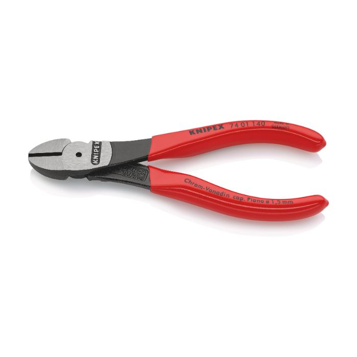 Knipex 7401140SB 140 mm dyppede sidekuttere, 1 stk., SKC-7401140SB