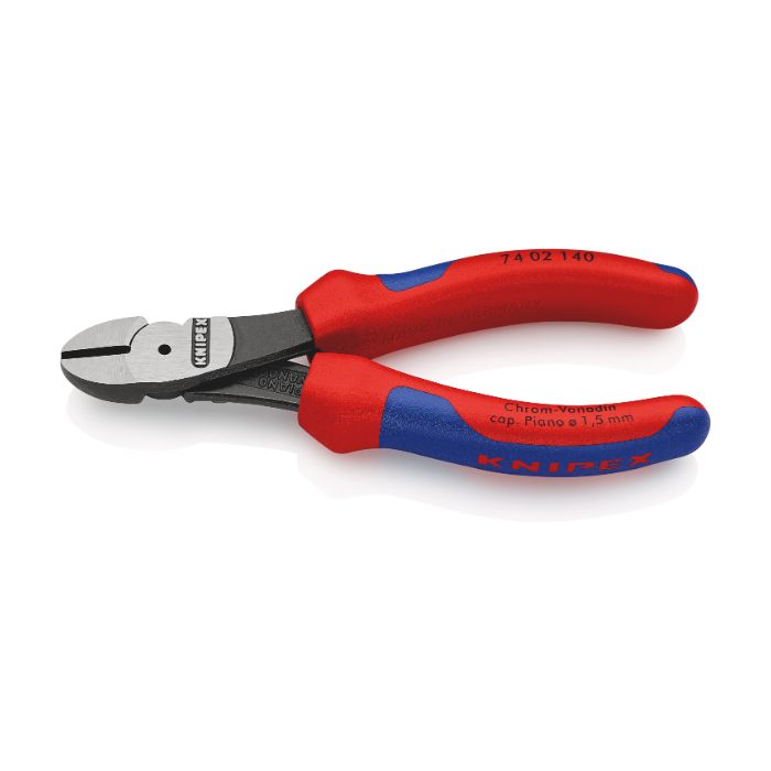 Knipex 7402140SB 140 mm elektrisk sidekutter, 1 stk., SKC-7402140SB