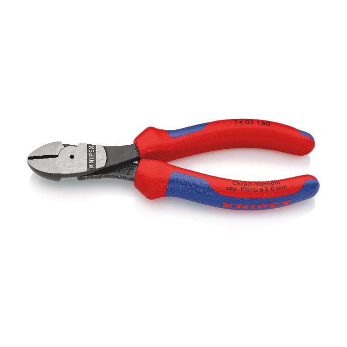 Knipex 7402160SB 160 mm elektrisk sidekutter, 1 stk., SKC-7402160SB