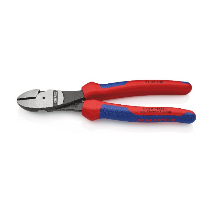 Knipex 7402200SB 200 mm elektrisk sidekutter, 1 stk., SKC-7402200SB