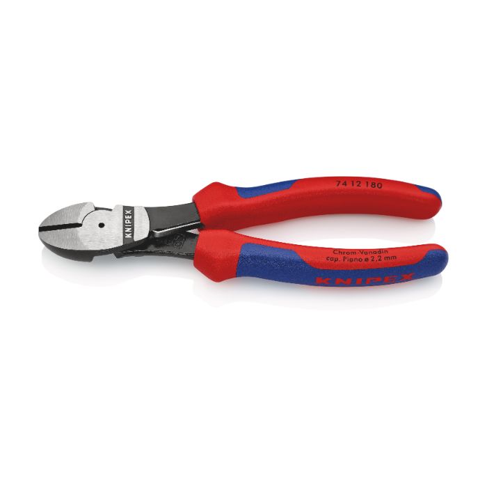 Knipex 7412180SB 180 mm elektrisk sidekutter, 1 stk., SKC-7412180SB