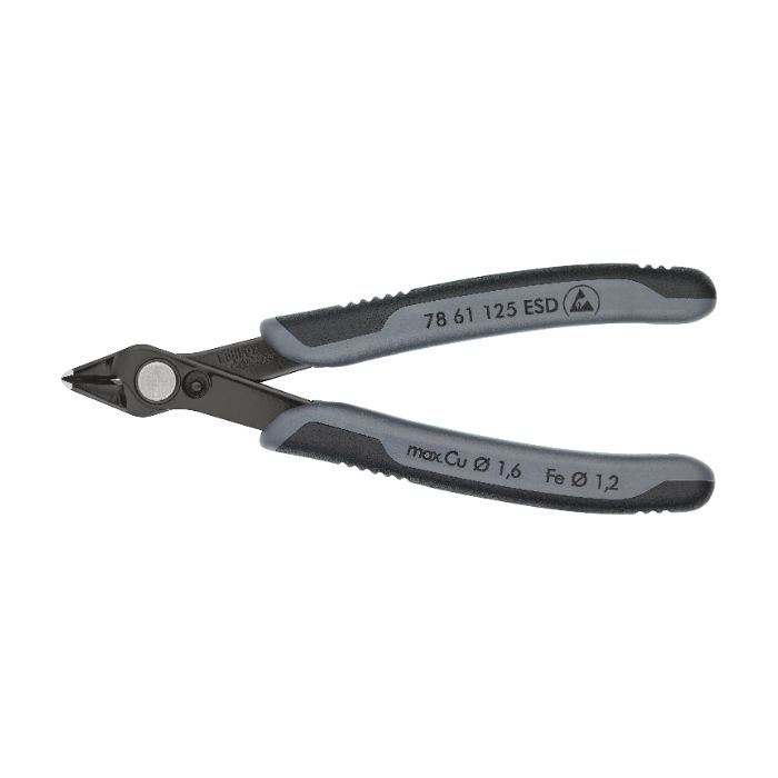 Knipex 7861125ESDSB 125 mm ESD Elektroniske Super Knips, 1 stk.