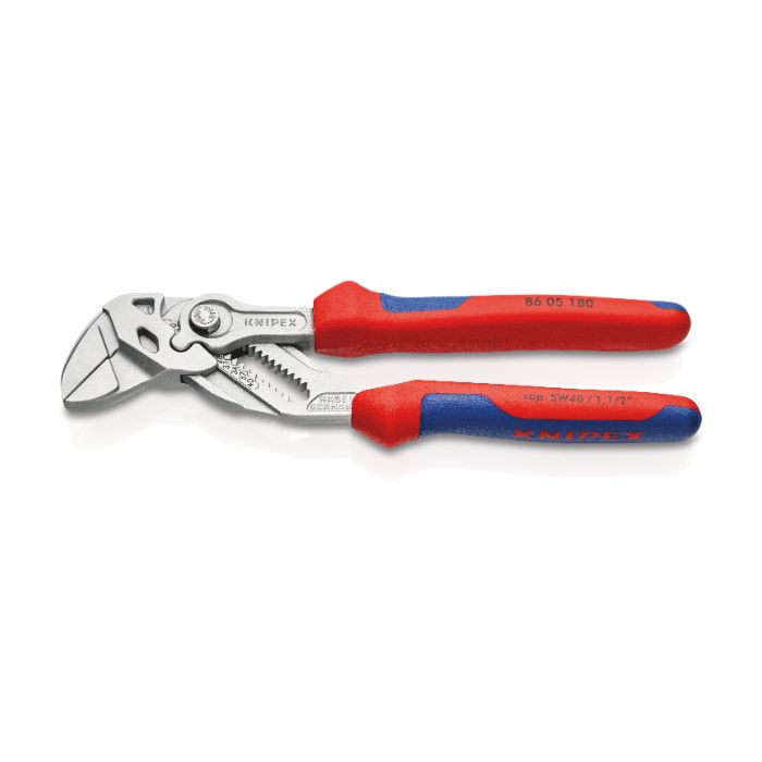 Knipex 8605180SB 180 mm tang og skiftenøkkel i ett verktøy, 1 stk.