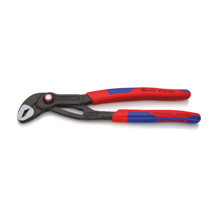 Knipex 8722250SB 250 mm Cobra Quickset Hightech vannpumpetang, 1 stk.