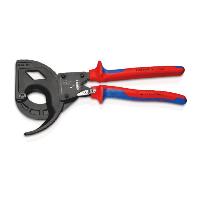 Knipex 9532320 320 mm kabelkutter med skrallefunksjon, 1 stk., SKC-9532320