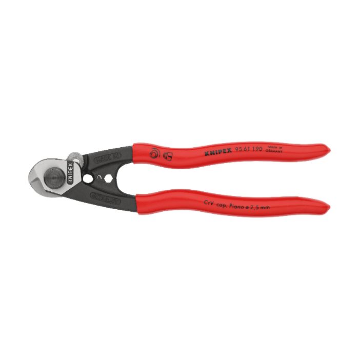 Knipex 9561190SB 190 mm trådsaks, smidd, 1 stk., SKC-9561190SB