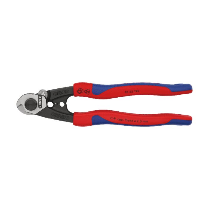 Knipex 9562190SB 190 mm trådsaks, smidd, 1 stk., SKC-9562190SB