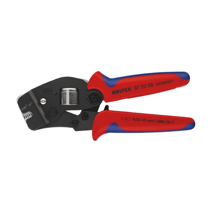 Knipex 975308SB selvjusterende presstang for endehylser for frontparing, 1 stk., SKC-975308SB