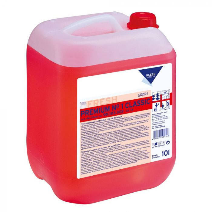 Kleen Purgatis Premium No.1 Classic Sanitary Cleaner, Rød, 1 x 10 L