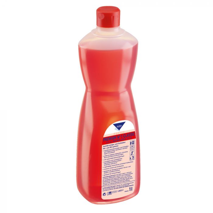 Kleen Purgatis Premium No.1 Classic Sanitary Cleaner, Rød, 6 x 1 L, SFM-T90183303