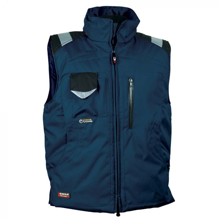 Cofra V013-0-02A Polar polstret vest, Navy/Nero, 1 stk., SCF-V013-0-02A