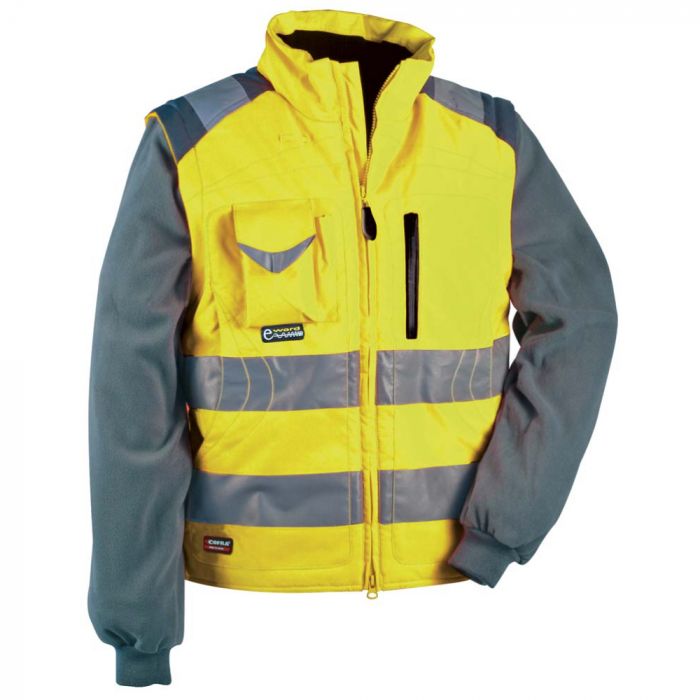 Cofra Signalpolstret vest, Giallo Fluo/Antrac, 1 stk, SCF-V023-0-00