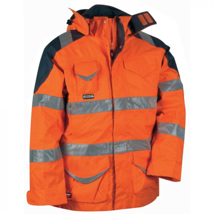 Cofra V024-0-01 Protection Parka, Aranc Fluo/Antra, 1 stk., SCF-V024-0-01