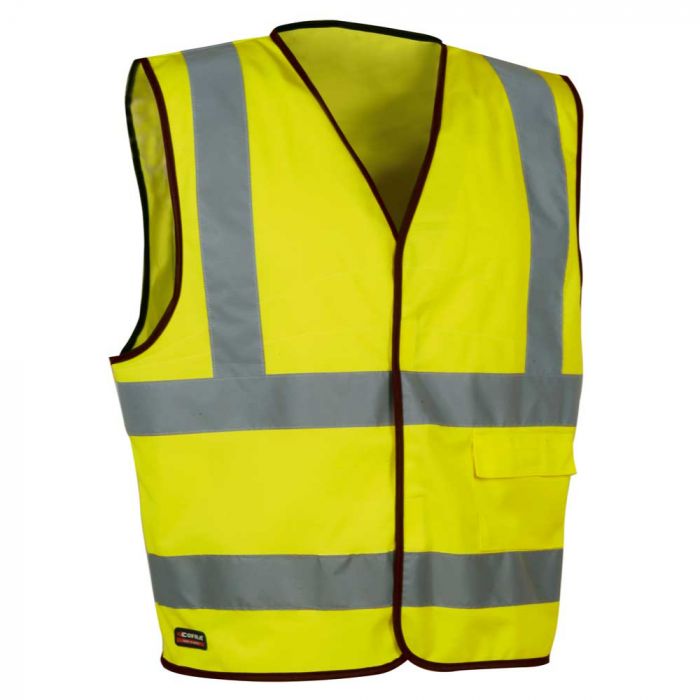 Cofra V073-1-B0 klar vest, Giallo Fluo, 5 stk., SCF-V073-1-B0