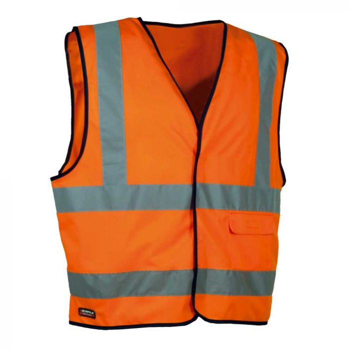 Cofra V073-1-B1 klar vest, B1 Arancio Fluo, 5 stk., SCF-V073-1-B1