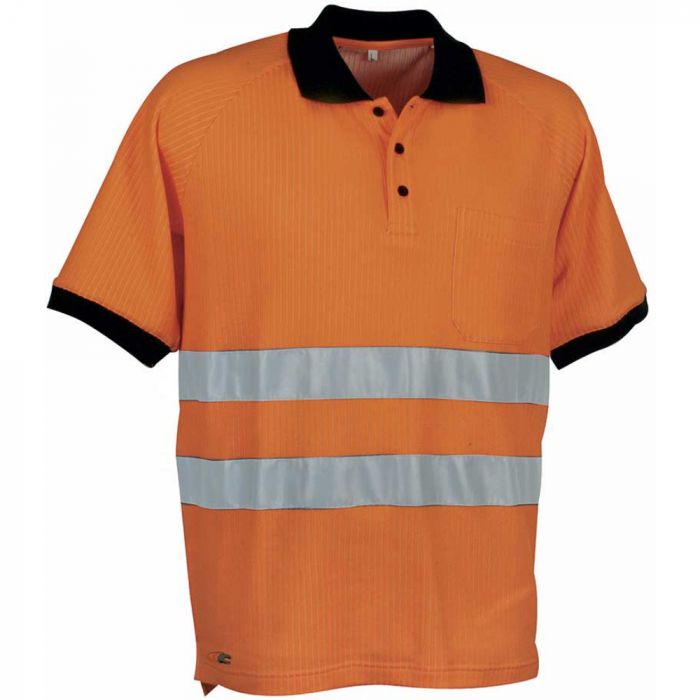 Cofra V116-0-01 Helpway poloskjorte, Arancio Fluo, 1 stk., SCF-V116-0-01