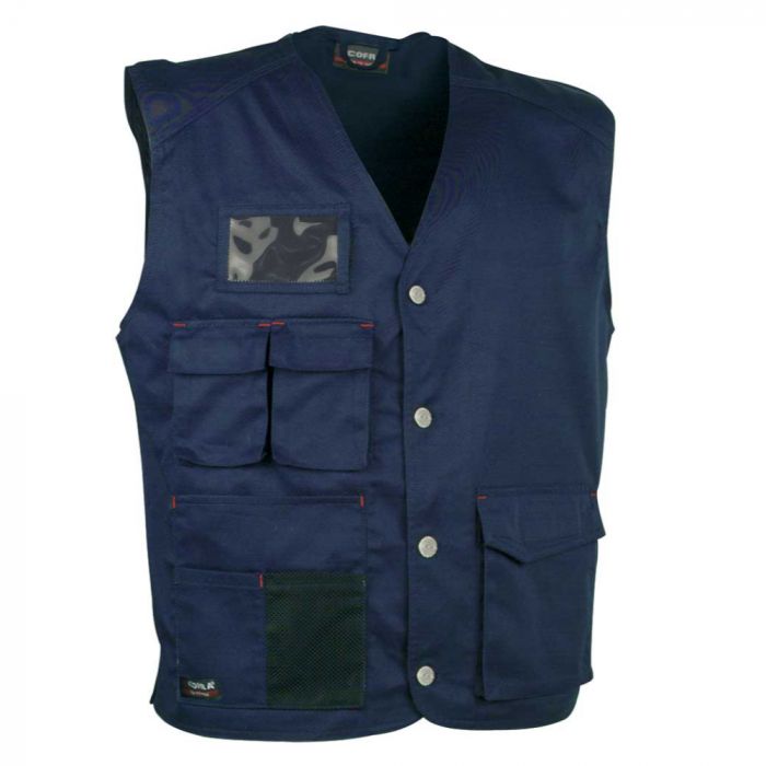 Cofra V185-0-02 Nairobi vest, marine, 1 stk, SCF-V185-0-02