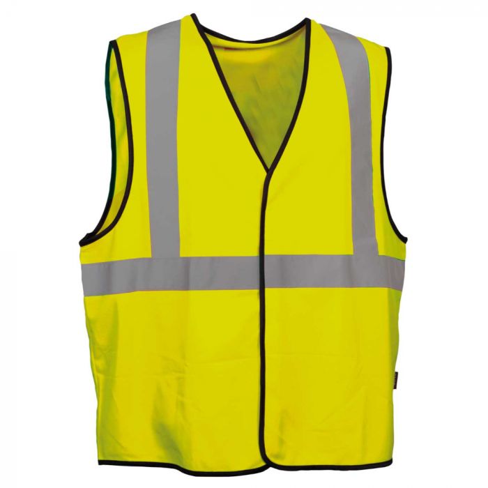 Cofra V297-0-B0 strålende vest, Giallo Fluo, 5 stk., SCF-V297-0-B0