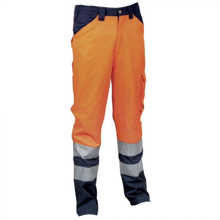 Cofra V331-0-02 Twinkle Bukser, Arancio Fluo/Navy, 1 stk., SCF-V331-0-02